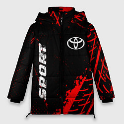 Женская зимняя куртка Toyota red sport tires
