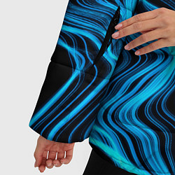 Куртка зимняя женская System of a Down sound wave, цвет: 3D-черный — фото 2