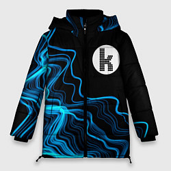 Куртка зимняя женская The Killers sound wave, цвет: 3D-черный