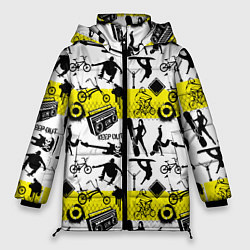Куртка зимняя женская Keep out - экстримальные хобби, цвет: 3D-светло-серый