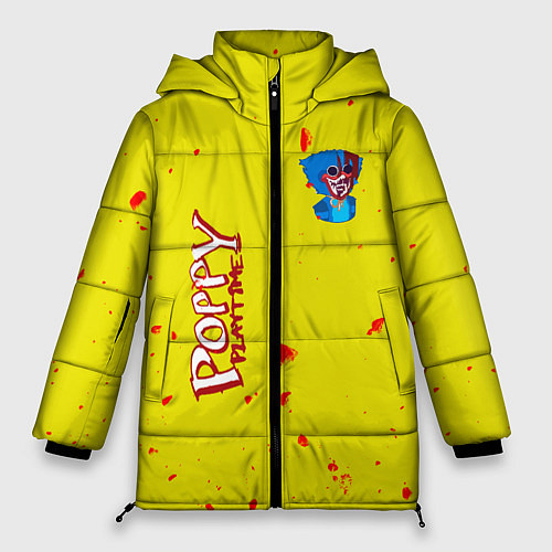 Женская зимняя куртка Poppy Playtime Хагги Вагги монстр / 3D-Светло-серый – фото 1