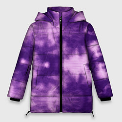 Куртка зимняя женская Фиолетовый тайдай, цвет: 3D-красный