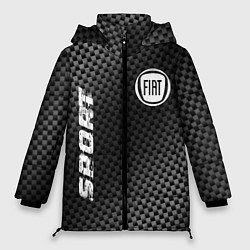 Куртка зимняя женская Fiat sport carbon, цвет: 3D-черный