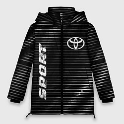 Куртка зимняя женская Toyota sport metal, цвет: 3D-черный
