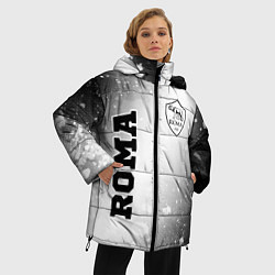 Куртка зимняя женская Roma sport на светлом фоне вертикально, цвет: 3D-черный — фото 2