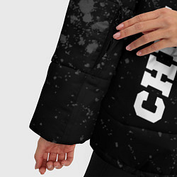 Куртка зимняя женская Chelsea sport на темном фоне вертикально, цвет: 3D-черный — фото 2