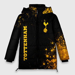 Женская зимняя куртка Tottenham - gold gradient вертикально