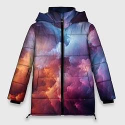 Куртка зимняя женская Облачный космос, цвет: 3D-светло-серый