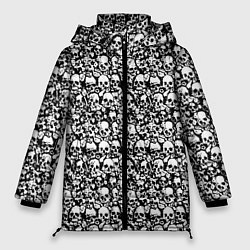 Куртка зимняя женская Very much skulls, цвет: 3D-красный