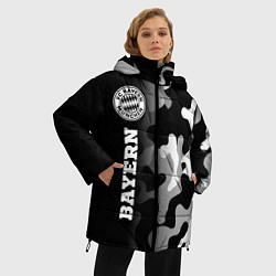 Куртка зимняя женская Bayern sport на темном фоне по-вертикали, цвет: 3D-черный — фото 2