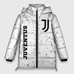 Женская зимняя куртка Juventus sport на светлом фоне вертикально