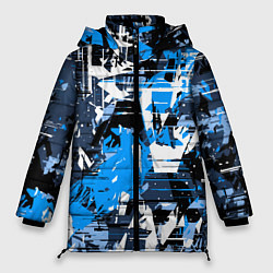 Куртка зимняя женская Extreme glitch, цвет: 3D-черный