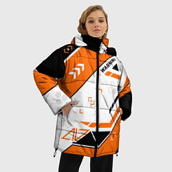 Куртка зимняя женская Asiimov AWP skin, цвет: 3D-светло-серый — фото 2
