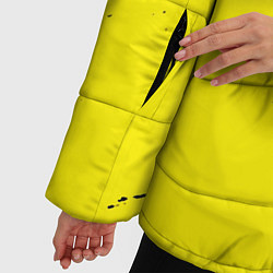 Куртка зимняя женская AEK sport color yellow, цвет: 3D-светло-серый — фото 2