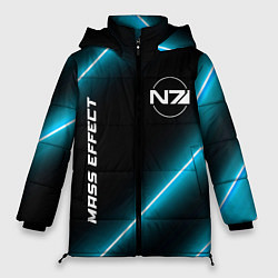 Женская зимняя куртка Mass Effect неоновые лампы