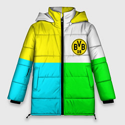 Куртка зимняя женская Borussia color cport, цвет: 3D-красный