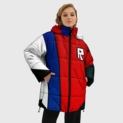 Куртка зимняя женская Roblox uniform, цвет: 3D-светло-серый — фото 2