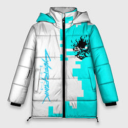 Куртка зимняя женская Cyberpunk 2077 gamer, цвет: 3D-черный