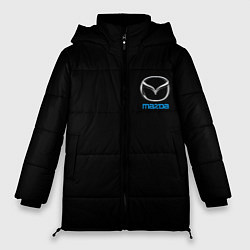 Куртка зимняя женская Mazda logo auto, цвет: 3D-красный