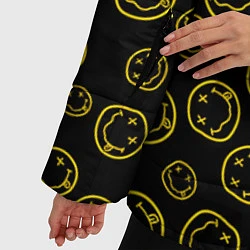 Куртка зимняя женская Nirvana Pattern, цвет: 3D-черный — фото 2