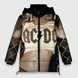 Куртка зимняя женская AC/DC Girl, цвет: 3D-красный