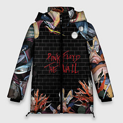 Куртка зимняя женская Pink Floyd: The Wall, цвет: 3D-черный