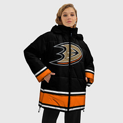 Куртка зимняя женская Anaheim Ducks Selanne, цвет: 3D-светло-серый — фото 2