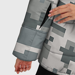 Куртка зимняя женская Камуфляж, цвет: 3D-светло-серый — фото 2