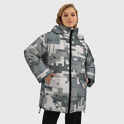 Куртка зимняя женская Камуфляж, цвет: 3D-красный — фото 2