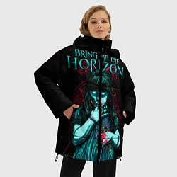 Куртка зимняя женская BMTH: Zombie Girl, цвет: 3D-черный — фото 2