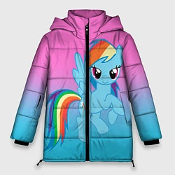Куртка зимняя женская My Little Pony, цвет: 3D-светло-серый