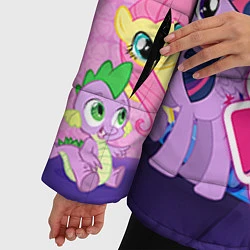 Куртка зимняя женская My Little Pony, цвет: 3D-светло-серый — фото 2