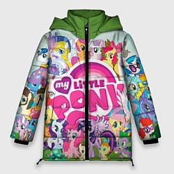 Куртка зимняя женская My Little Pony, цвет: 3D-светло-серый