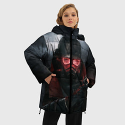 Куртка зимняя женская Fallout: New Vegas, цвет: 3D-черный — фото 2