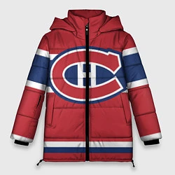 Куртка зимняя женская Montreal Canadiens, цвет: 3D-светло-серый