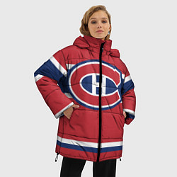 Куртка зимняя женская Montreal Canadiens, цвет: 3D-красный — фото 2