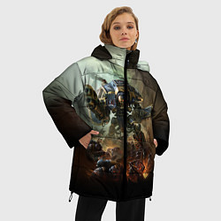 Куртка зимняя женская Титан, цвет: 3D-светло-серый — фото 2