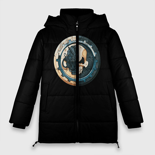 Женская зимняя куртка Adeptus Mechanicus / 3D-Светло-серый – фото 1