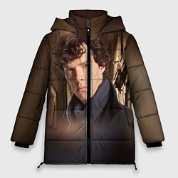 Куртка зимняя женская Бенедикт Камбербэтч 1, цвет: 3D-черный