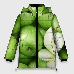 Куртка зимняя женская Яблочная, цвет: 3D-черный