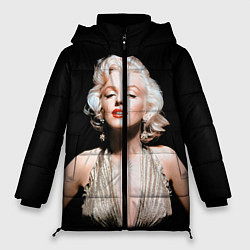 Куртка зимняя женская Мерлин Монро 2, цвет: 3D-светло-серый