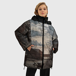 Куртка зимняя женская S.T.A.L.K.E.R: Dark Street, цвет: 3D-светло-серый — фото 2