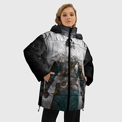 Куртка зимняя женская Dark Souls: Winter, цвет: 3D-черный — фото 2