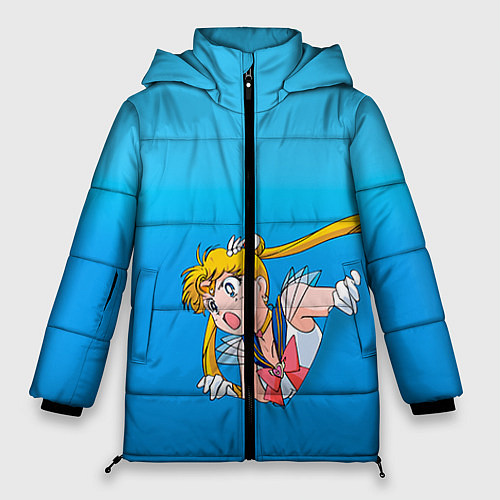 Женская зимняя куртка Сейлормун / 3D-Светло-серый – фото 1