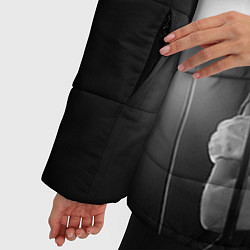Куртка зимняя женская Земфира на сцене, цвет: 3D-светло-серый — фото 2