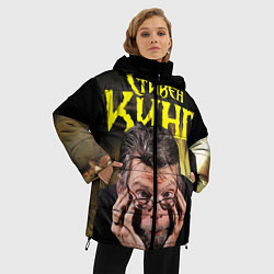 Куртка зимняя женская Стивен Кинг думает, цвет: 3D-черный — фото 2