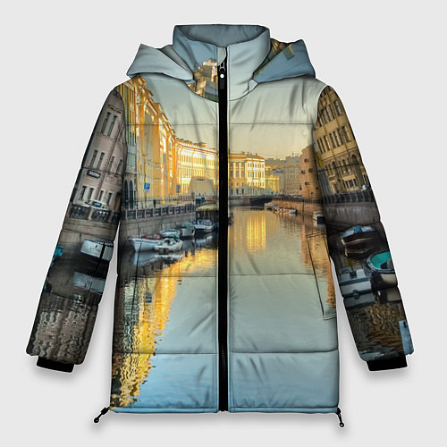 Женская зимняя куртка Питер / 3D-Светло-серый – фото 1