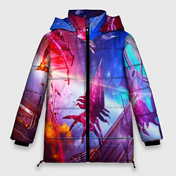 Куртка зимняя женская Mass effect, цвет: 3D-черный