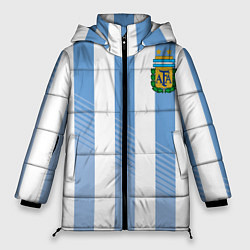 Куртка зимняя женская Сборная Аргентины: ЧМ-2018, цвет: 3D-светло-серый