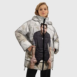 Куртка зимняя женская Улыбчивый Месси, цвет: 3D-черный — фото 2